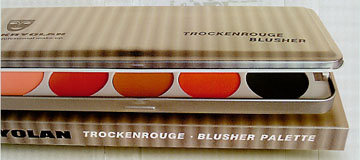 Kryolan Blusher and contour palette 10 cols
